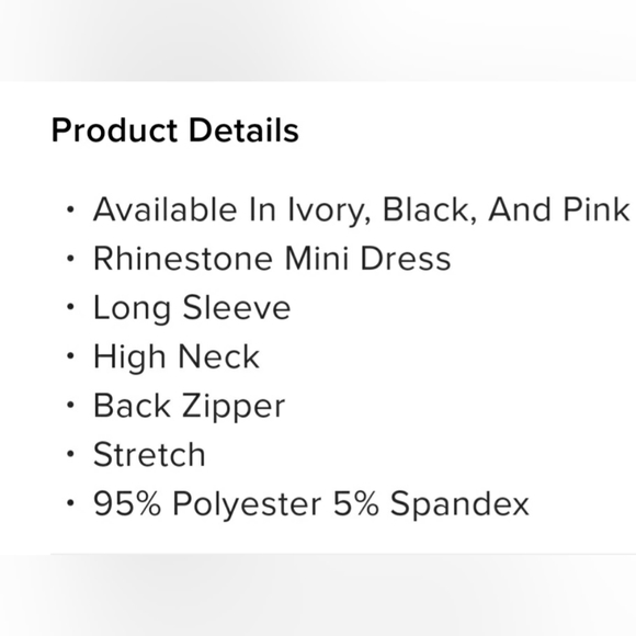 Pink Rhinestone Mini Dress - Picture 8 of 8